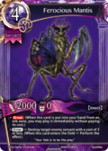 Ferocious Mantis